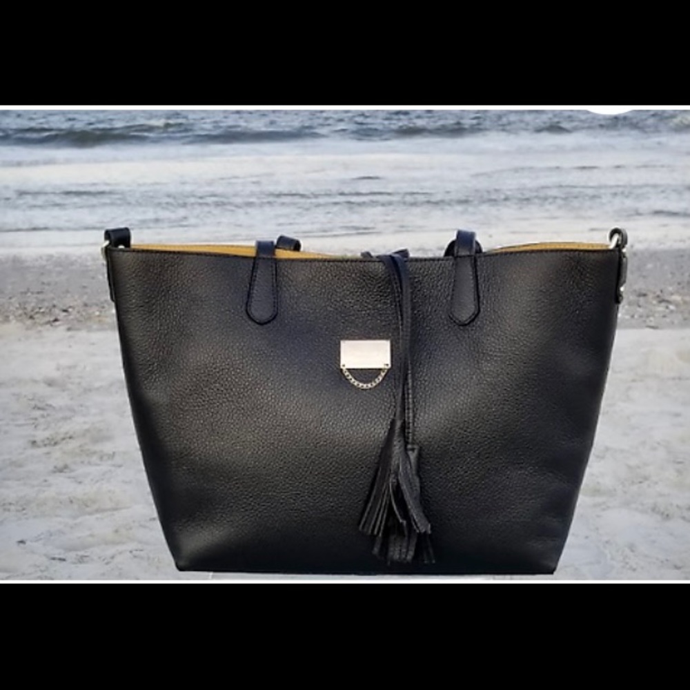 FINE ITALIAN CALFSKIN LEATHER TOTE (Looks very expensive) - Picture 11 of 14